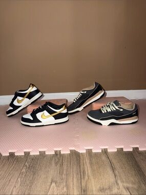 2 for 1 Deal - Nike Low Dunks + Jordan Flight Court (Size: 5.5 Youth/Women's 7)